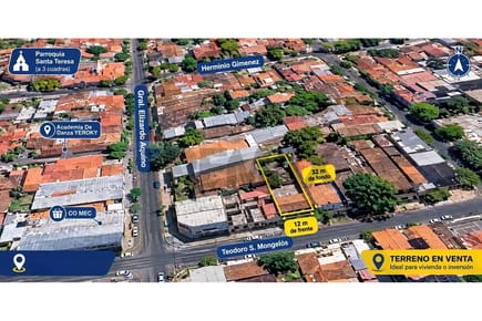 Terreno Venta Ciudad Nueva, Asunción, Paraguay