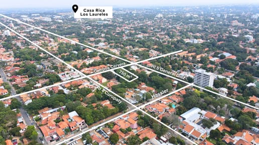 HERMOSO TERRENO ARBOLADO S/ CAMPOS CERVERA E/ RI4 CURUPAYTY y RI5 GENERAL DÍAZ 