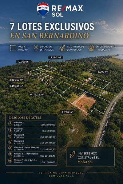 VENTA DE TERRENO EN SAN BERNARDINO