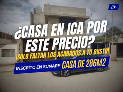 ¡Casa de campo en Ica lista para terminar a tu gusto!