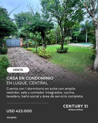 Casa en venta – La Floresta, Luque