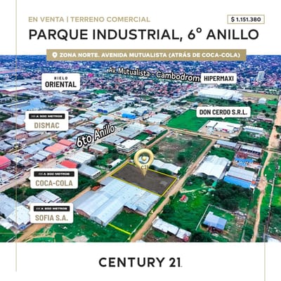 TERRENO EN VENTA EN PARQUE INDUSTRIAL