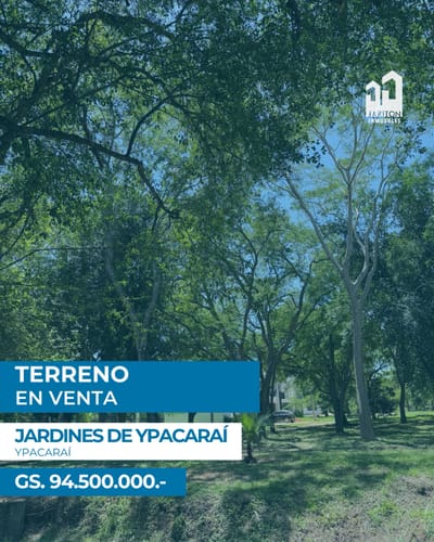 Terreno a la venta en barrio cerrado, en Jardines de Ypakarai