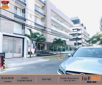 Departamento Amoblado Lujoso en Equipetrol 120m2 
