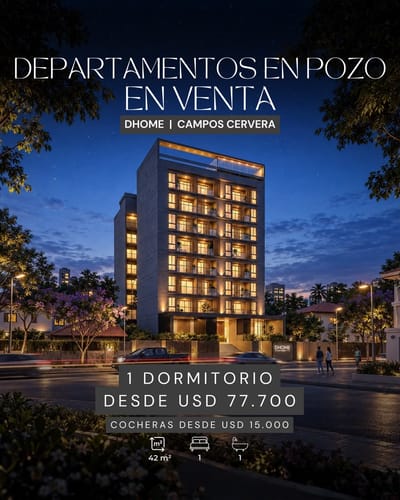 VENTA DE DEPARTAMENTOS EN POZO – DHOME CAMPO CERVERA