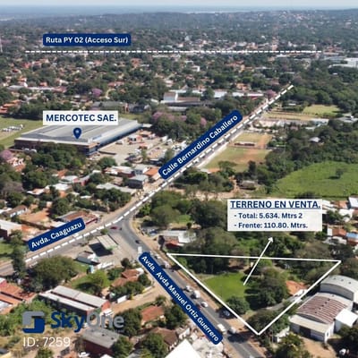 EN VENTA TERRENO COMERCIAL