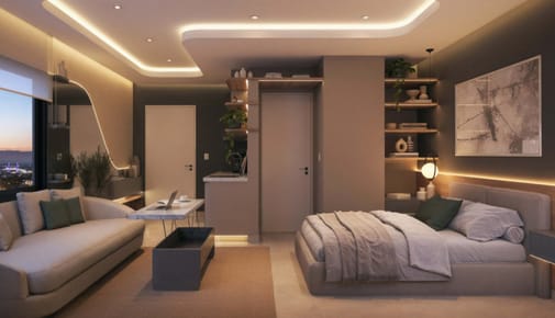 EN VENTA MONOAMBIENTE PREMIUN EN PISO 15. EJE CORPORATIVO DE ASUNCION: CIVIS XI