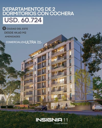  Insignia 11 | Invertí En Una De Las Ciudades Con Mayor Crecimiento Del Paraguay