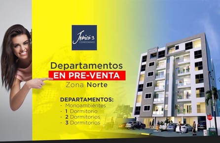 Jerico 3 PRE-VENTA DE Monoambientes y Departamentos de 1, 2 y 3 dormitorios