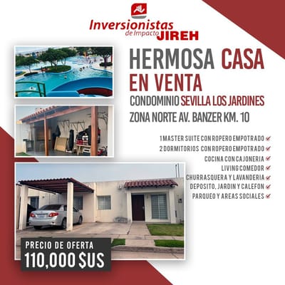 CASA EN VENTA DE 3 DORMITORIOS EN CONDOMINIO