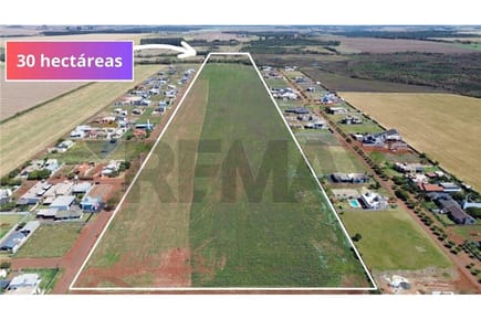 Vendo Terreno de 30 Hectáreas en la ciudad de San Alberto, Sobre Avda 