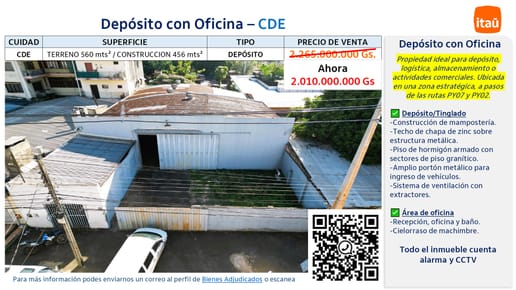 Deposito Con Oficina – Ciudad Del Este