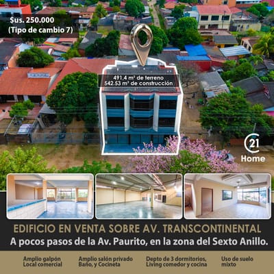 Edificio sobre avenida plan tres mil tc 7