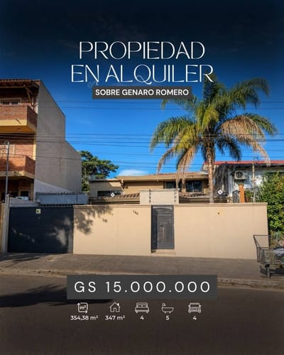 ALQUILO CASA EN ASUNCION EN CAÑADA DEL YBYRAY