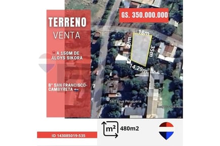 VENTA TERRENO BARRIO SAN FRANCISCO.
