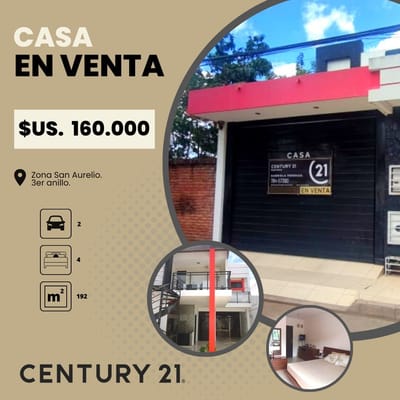 Casa De 2 Pisos Cerca a La Av. San Aurelio 
