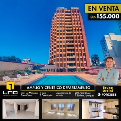 AMPLIO Y CENTRICO DEPARTAMENTO