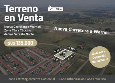 Terreno en venta- Zona Norte