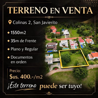 TERRENO EN VENTA EN COND. COLINAS DELURUBO II