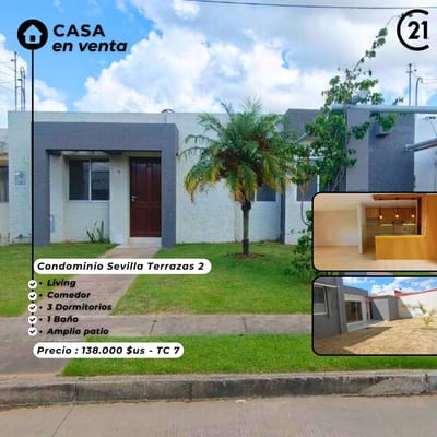 Casa condominio sevilla terrazas II excelente estado 