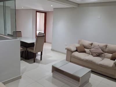Alquilo departamento amoblado de 3 hab.  en san Lorenzo zona laguna grande