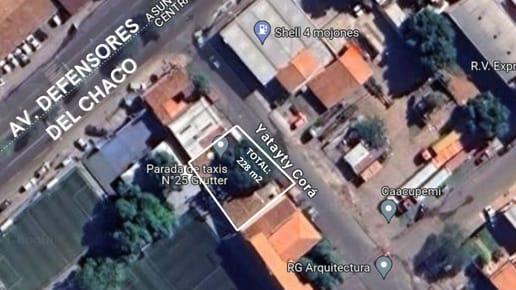 PROPIEDAD EN VENTAN EN FDO. DE LA MORA, CASI AVDA. DEF. DEL CHACO Y ABASTO.