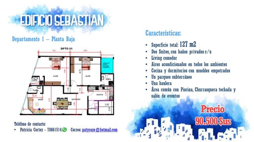 Departamento en Venta en 4to Anillo Zona Norte Santa Cruz de la Sierra 