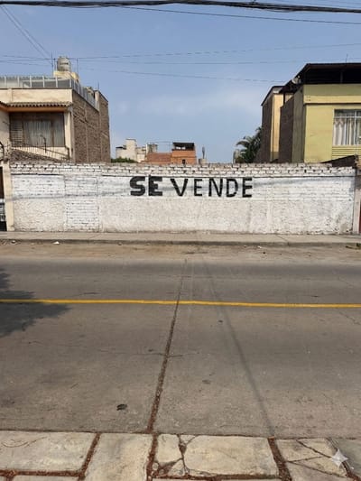 Venta de Terreno Residencial en Santiago de Surco
