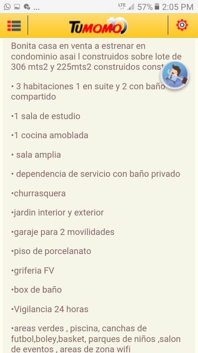 Bonita Casa en Venta a Estrenar en Condomio ASAI I, Construido sobre lote de 306