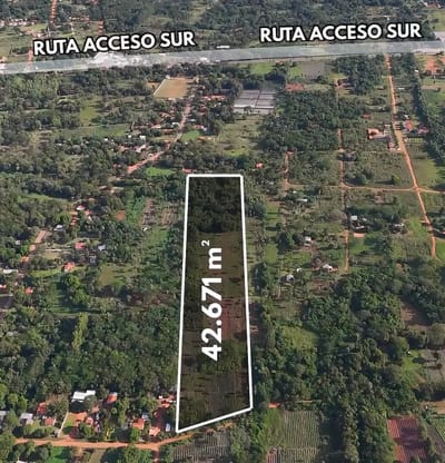Terreno de Gran Escala en Venta – Ycuá Naranja, Itá (42.671 m²)