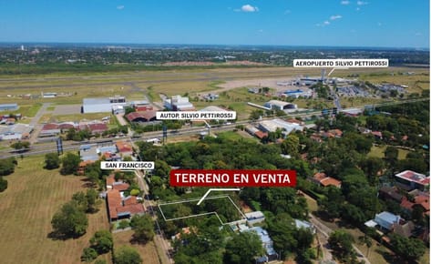 EN VENTA POTENCIAL TERRENO ZONA AEROPUERTO