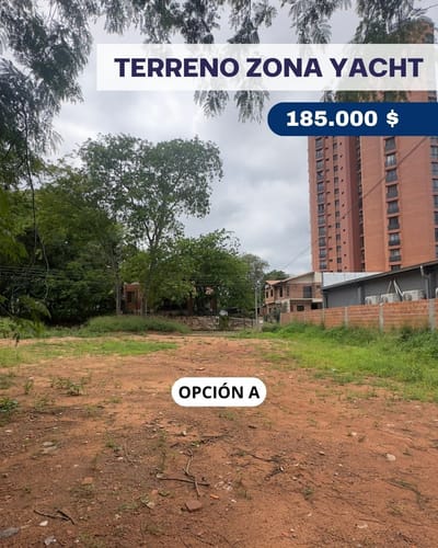 En venta terreno en lambare a metros de la avenida del yacht pegado al biggie