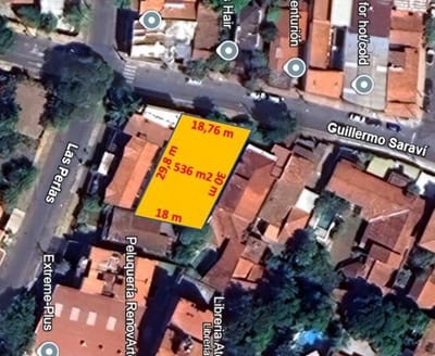 Exclusivo terreno de 18 metros de frente en Recoleta, ideal para desarrollo inmobiliario.