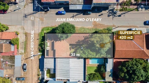 VENTA Terreno en ESQUINA perfecto para Duplex o local comercial.