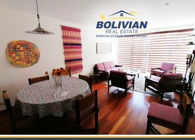 DEPARTAMENTO AMOBLADO Y EQUIPADO EN ALQUILER – CALACOTO, AV. BALLIVIÁN