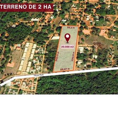 Terreno de 2 Hectáreas En Luque - Loma Merlo