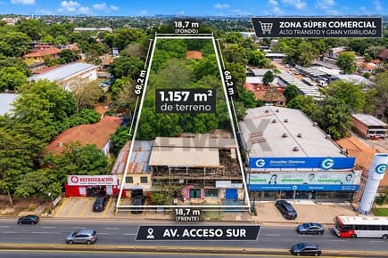 EN VENTA | PROPIEDAD COMERCIAL SOBRE ACCESO SUR
