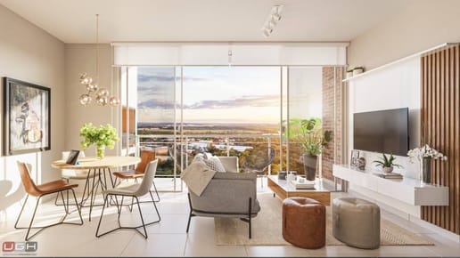 En Venta Departamento de 2 Habitaciones en el Edificio Trinity lll