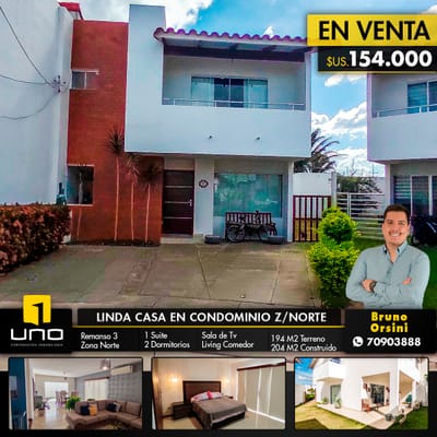 HERMOSA CASA EN CONDOMINIO FAMILIAR