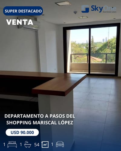 VENDO DEPTO DE 1 DORMITORIO 