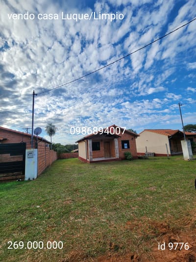Vendo casa en Luque/Limpio 