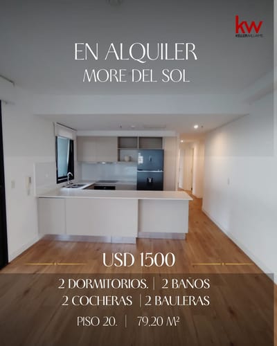 Departamento en alquiler en More del Sol – Piso 20