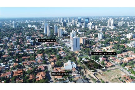 TERRENO EN ESQUINA DE 2123M2 SOBRE AVD MOLAS LOPEZ