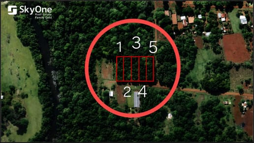 Vendo Propiedad en Hohenau | 2.581 m² | 5 Lotes | Gs. 250 Millones