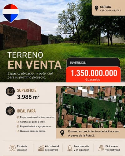 OPORTUNIDAD EN CAPIATÁ