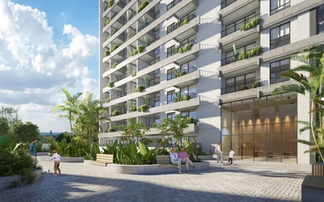 PROYECTO EN POZO, MONOAMBIENTE EN EDIFICIO FIRS MORRA