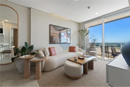 Vendo departamento amoblado zona eje corporativo