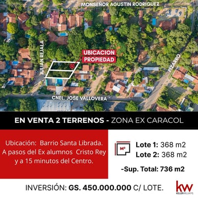 En Venta Terrenos - Zona Ex Caracol 