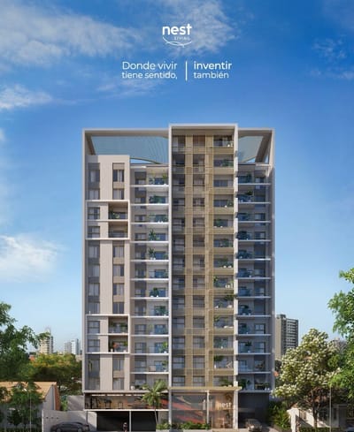 INVERTI EN NEST LIVING BARRIO YKUA SATI A 5 MINUTOS DEL SHOPPING DEL SOL