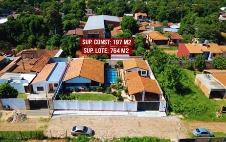 Vendo Amplia Casa estilo Alemán en Luque tiene un terreno de 764 M2
